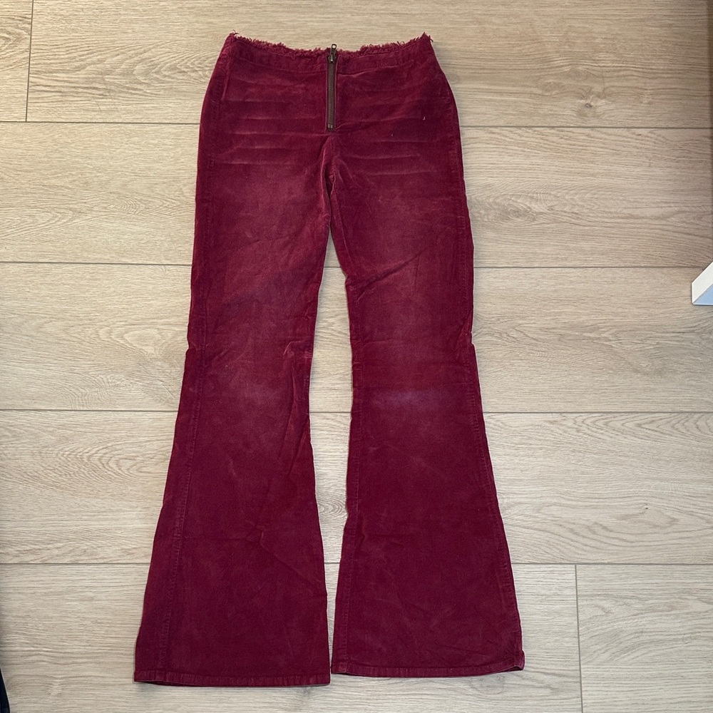 BDG Dark Red Corduroy Pants